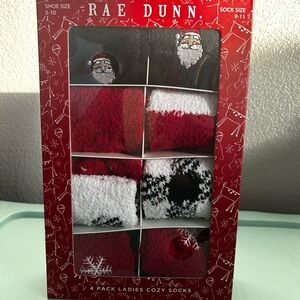 Rae Dunn Holiday socks NIB